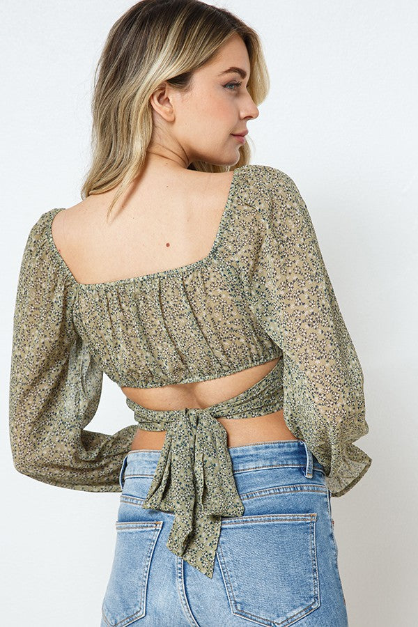 The Olive Crop Top